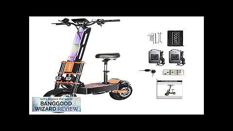 USA Direct TOURSOR X8P Electric Scooter 60V 38.8AH Battery 4000W*2 Dual Motors Review