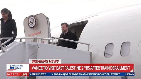 VP VANCE ARRIVES IN OHIO AHEAD OF VISIT TO EAST PALESTINE OHIO