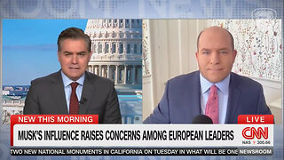 Peak CNN: Jim Acosta And Brian 'Tater' Stelter Hold Struggle Session Over Elon Musk