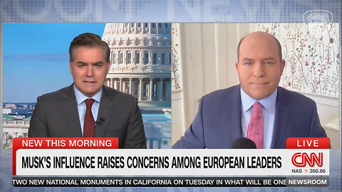 Peak CNN: Jim Acosta And Brian 'Tater' Stelter Hold Struggle Session Over Elon Musk