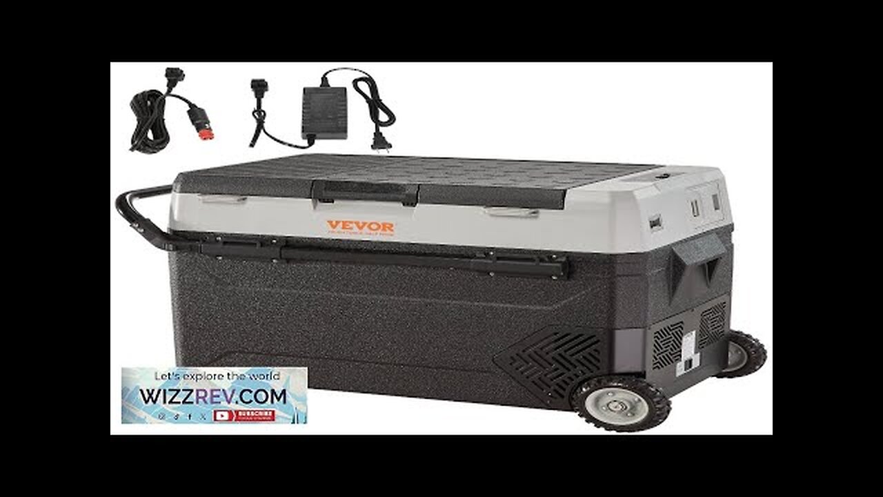 VEVOR Car Refrigerator 12 Volt Car Refrigerator Fridge 56 QT/53 L Dual Review