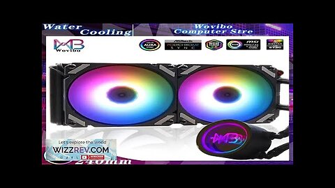 Wovibo PC CPU Water Cooling Computer Cooler AIO RGB ARGB Liquid Fan Review