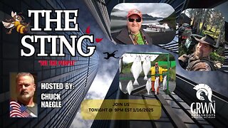 The Sting Podcast 1/16/25 With Chuck Naegle and BrucetheMoose @ 9pm EST