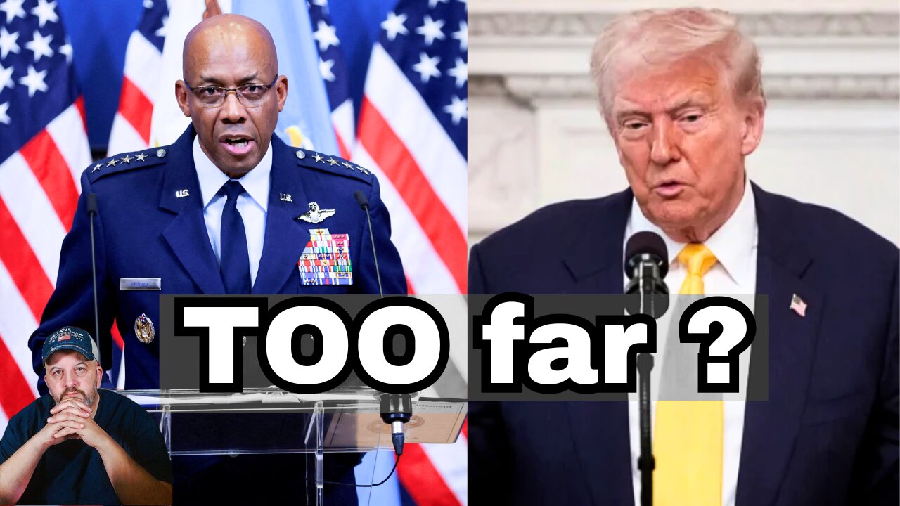 Was Trump right to fire top US General Charles Q. Brown?