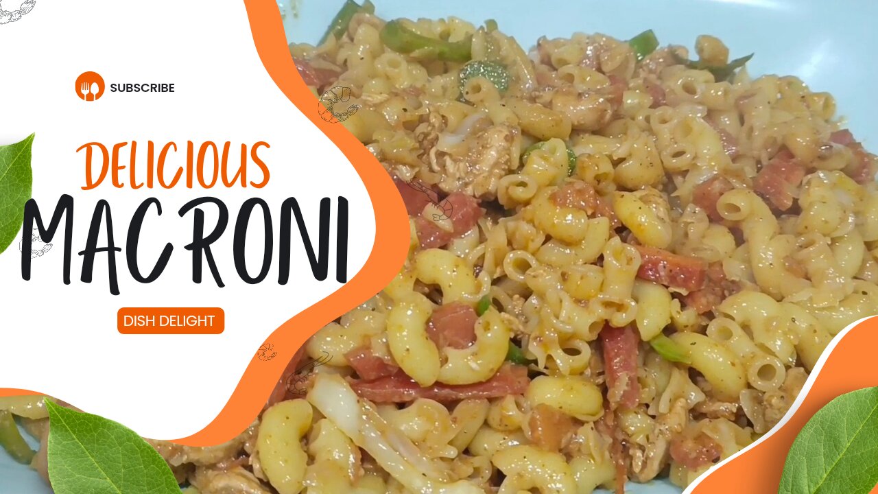 How to make Marconi | Marconi Recipe with Chicken and Vegetables | Dish Delight Recipes