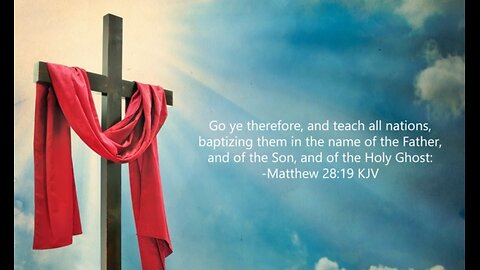 Todays Verse: Matthew 28:19. (Taking A Short Break From Here:) Gods Blessings.