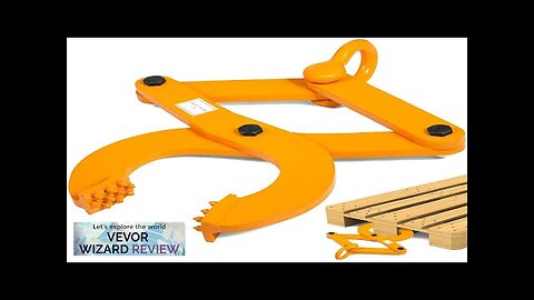 VEVOR Pallet Puller 3T Steel Single Scissor Yellow Clamp with 6614 LBS Review