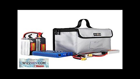 Multifunctional Explosion-proof Safety Storage Bag for RC Lipo Battery Charger 26x18x13cm Review