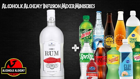 Alcoholic Alchemy Infusion Mixer Miniseries: Swedish Fish Rum