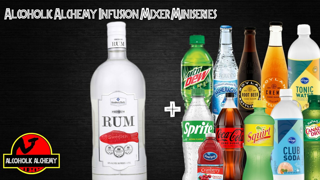 Alcoholic Alchemy Infusion Mixer Miniseries: Swedish Fish Rum