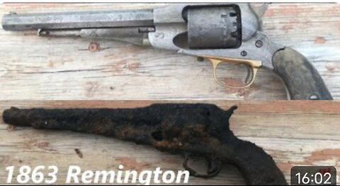 Gun Restoration 1863 Remington Black Powder Revolver