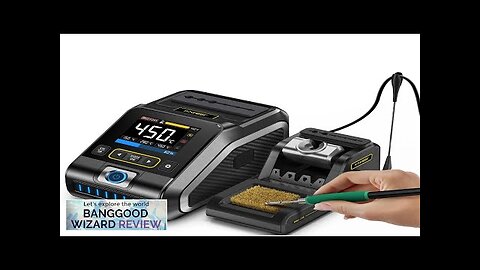 FNIRSI DWS-200 Intelligent Temperature-controlled Soldering Station Repair Electric Review