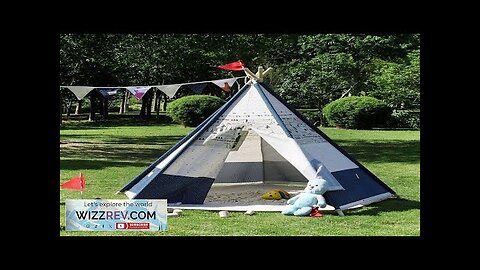 All 4 Kids James Cotton Canvas Kids Plane Pentagon Teepee Tent Review