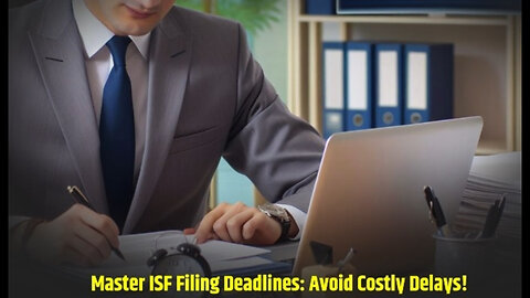 Mastering ISF Filing: Key Timeframes Every Importer Must Know