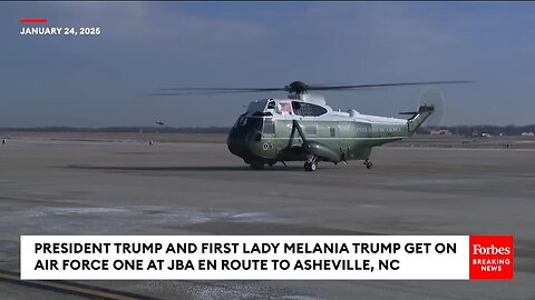 BREAKING NEWS: President Trump And First Lady Melania Trump Head To North Carolina