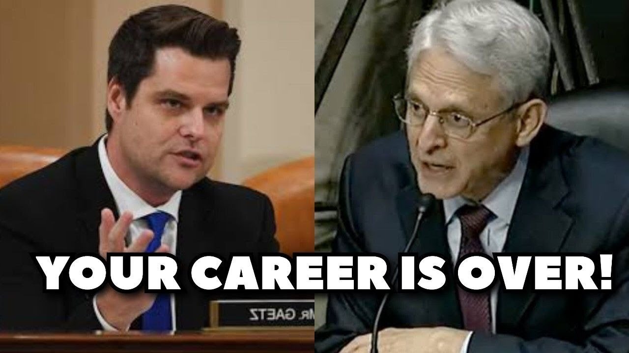 "YOU WILL BE JAILED NEXT" Matt Gaetz DESTROYS Garland with EPIC Grilling!!