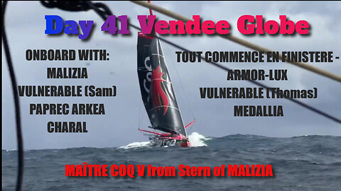 Vendee Globe Day 41 hugely Busy Onboard Report as The Leaders Approach Cape Horn. The Rest in Gales