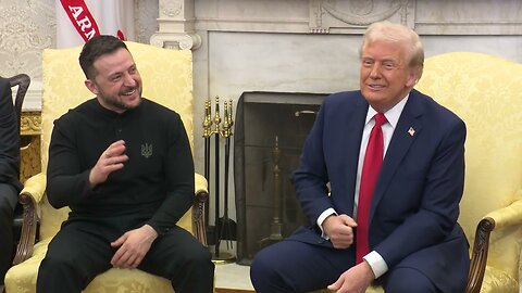 WATCH LIVE: President Trump Meets And Ukrainian President Zelensky Have Fiery Meeting In Oval Office