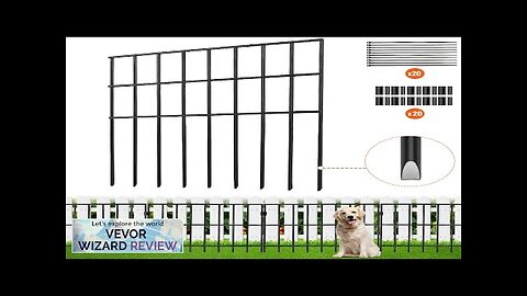 VEVOR Animal Barrier Fence 10 Pack No Dig Fence 17in(H) x11ft(L) Underground Review