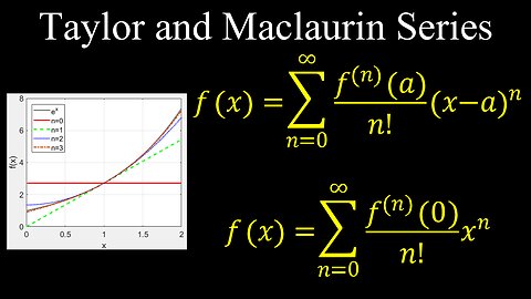 Taylor Series, Maclaurin Series - Calculus