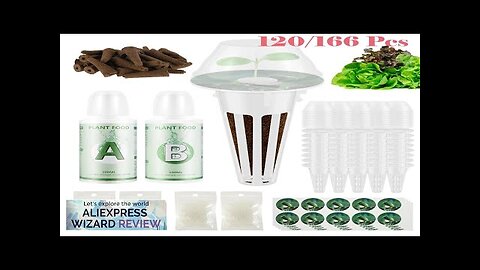 166/120Pcs Seed Pod Kit Reusable Hydroponic Pods Kit Indoor Hydroponic Growing System Review