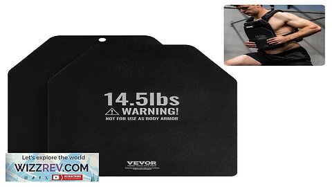 VEVOR Weight Vest Plates for Strength Training Running Workout 2x14.5 LB Plates Review