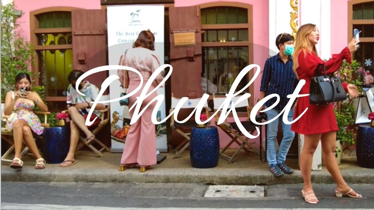Slow Motion Journey Through 'Old Town' Phuket 🇹🇭