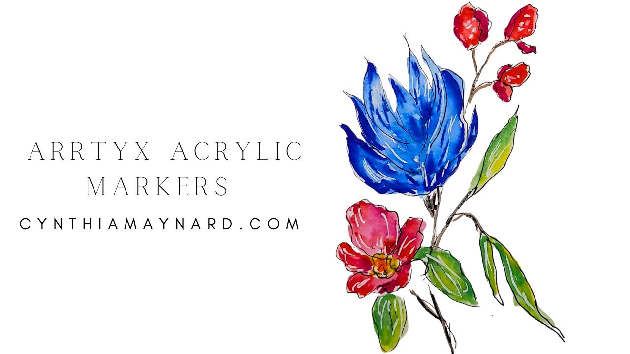 Arrtx Acrylic Paint Pens Markers Florals