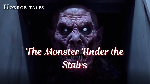 TRUE HORROR SCARY ANIMATED STORY ABOUT THE MONSTER UNDER THE STAIRS.