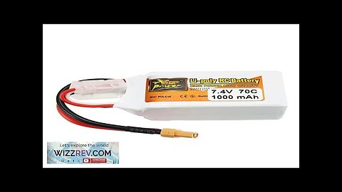 ZOP Power 7.4V 1000mAh 70C 2S Lipo Battery XT30 Plug Review