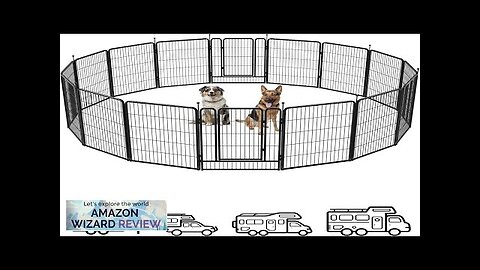 FXW Instant Dog Playpen Designed for RV Trips, 40" Height for Large Review