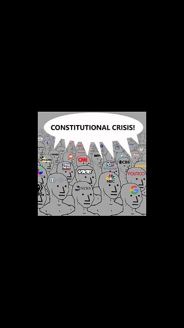 Welcome To The Machine: A Totally Non-Organic 'CONSTITUTIONAL CRISIS!' Legacy Media Montage
