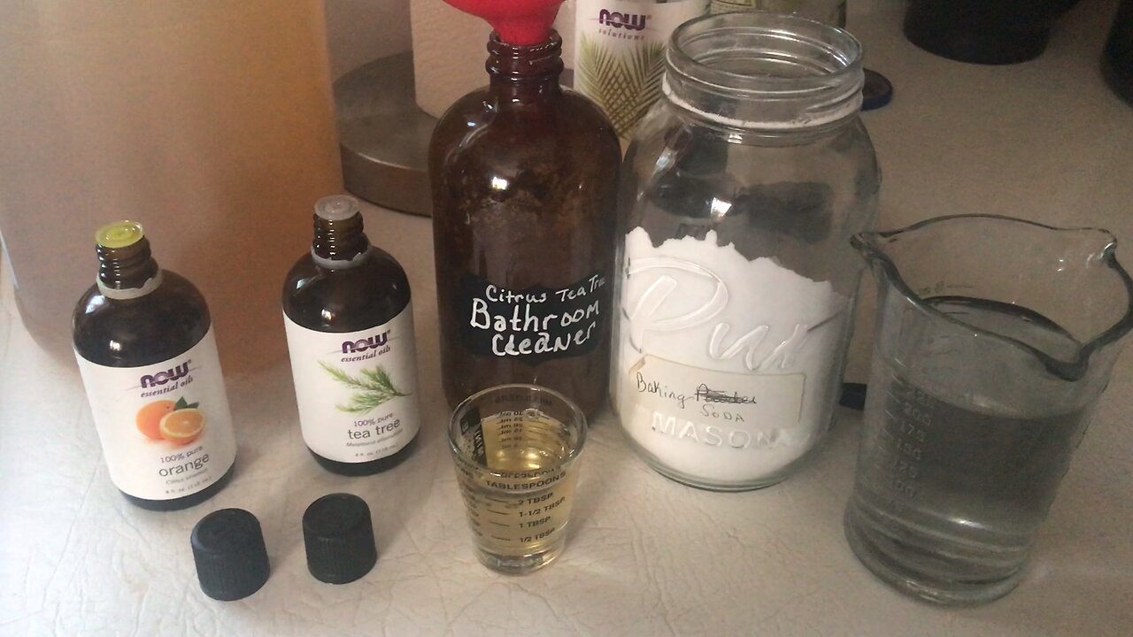 Citrus Tea Tree Bathroom Cleaner recipe