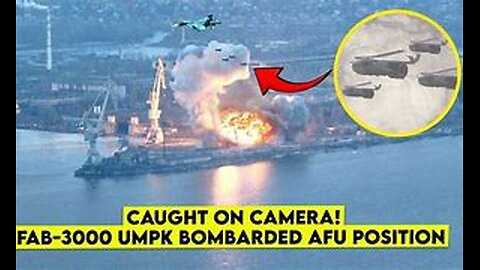 Destruction Footage: Russia's FAB-3000 Devastates Ukraine's Defenses