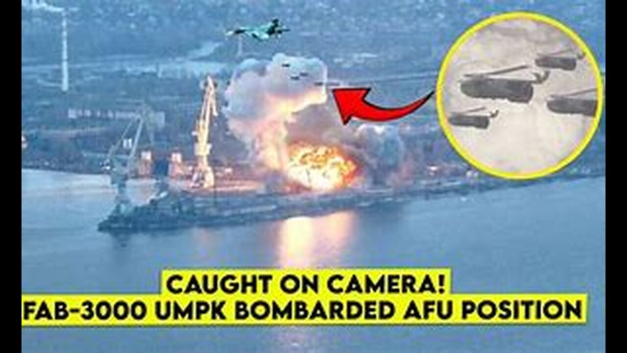 Destruction Footage: Russia's FAB-3000 Devastates Ukraine's Defenses