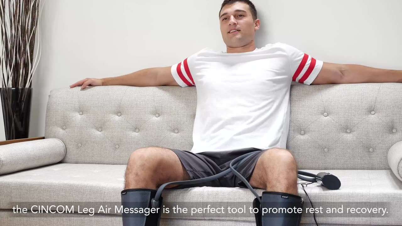 Air Compression Calf Massager – 2 Modes, 3 Intensities for Circulation, Pain Relief, RLS & Edema