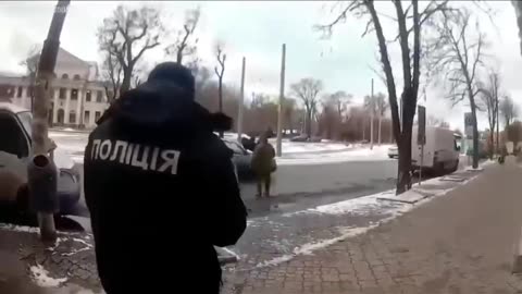 Ukrainian Man Makes a Break From the TCC but Gets Immediately Hit by a Car