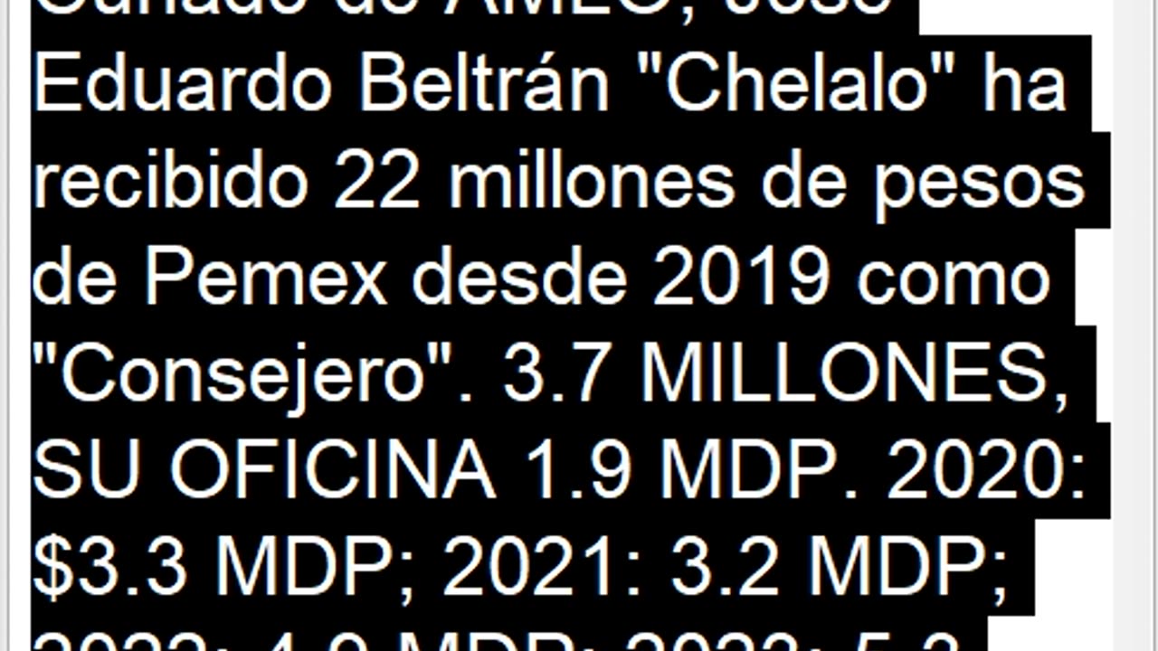 🔴-CORRUPCIÓN: Cuñado de AMLO cobró 22 mpd de PEMEX en 5 años