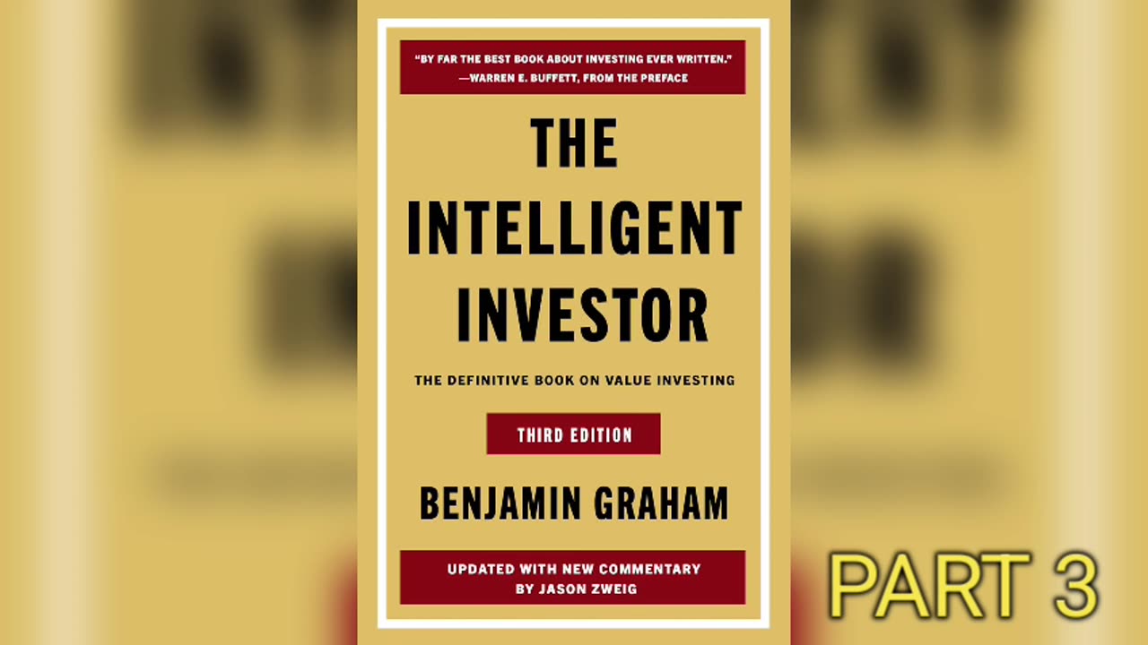 The Intelligent Investor | Benjamin Graham | Part 3 | Audiobook
