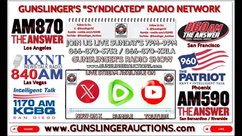 The Gunslinger Radio Show LIVE