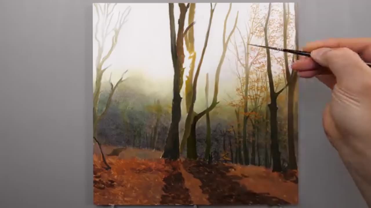 Painting Autumn Rays of Light _ Episode #183