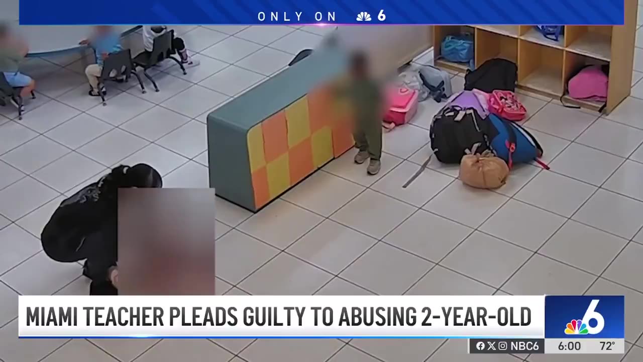 HORRIFIC video shows a teacher hitting, and slamming a 2-year-old child to the ground