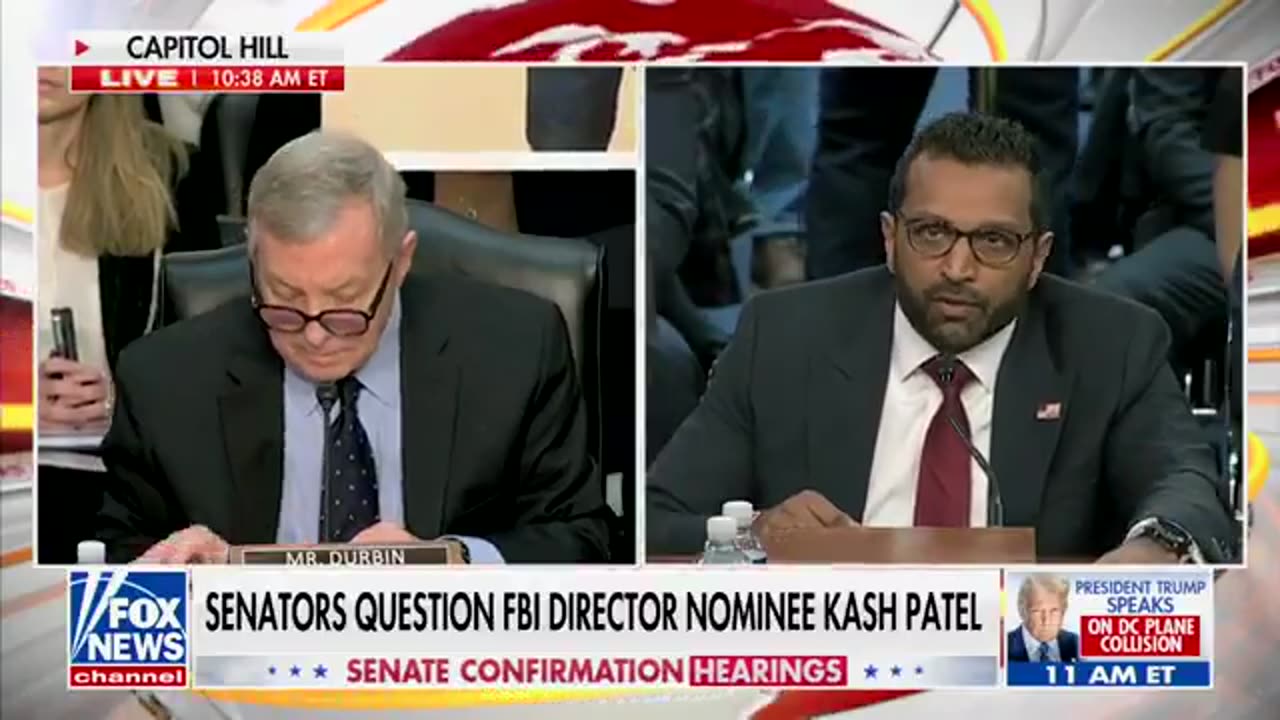 Kash Patel FIERCELY counters Dick Durbin's insinuation of racism