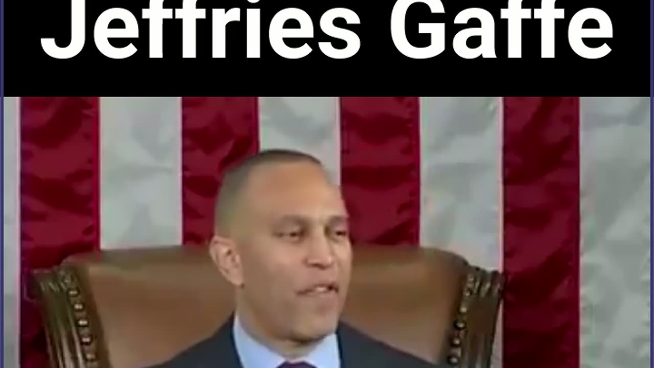 Hakeem Jeffries Gaffe