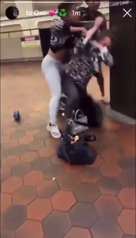 White woman gets attacked by niggers.mp4