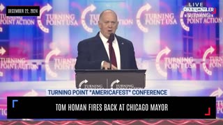 Tom Homan Fires Back At Chicago Mayor