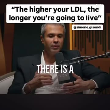 "The Higher Your LDL, The Longer You're Going To Live." Dr Aseem Malhotra, Cardiologist