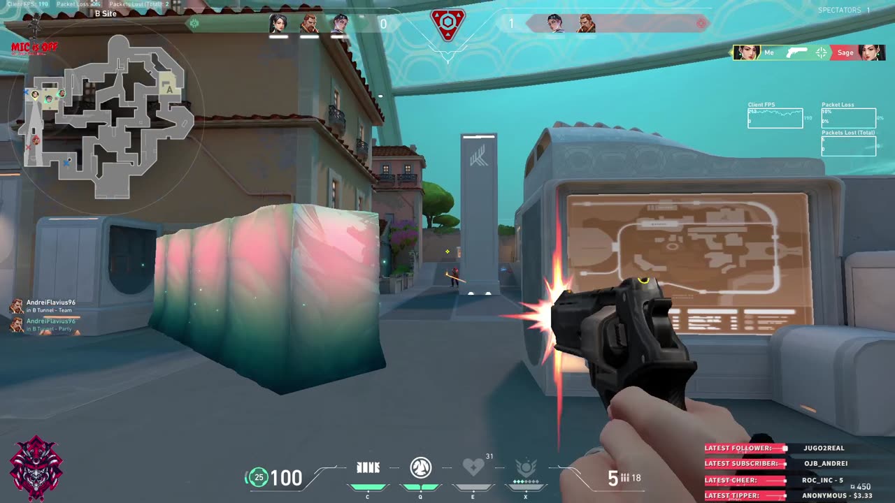 When you're plastic but still make 4 kills in Valorant ...