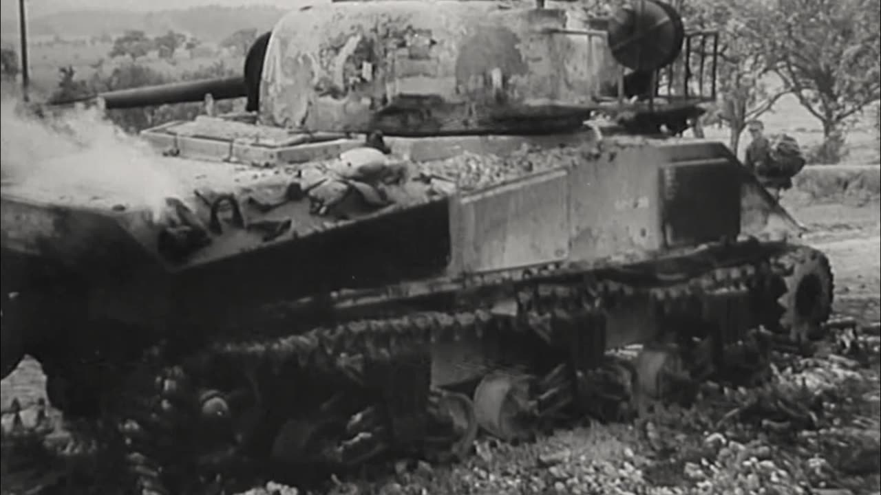 StuGs vs Shermans near the Siegfried Line in 1944