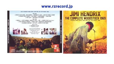 JIMI HENDRIX - THE COMPLETE WOODSTOCK 1969 SHOW